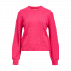 Object objingle l/s re o-neck knit noos raspberry