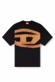 Diesel t-boxt-bleach t-shirt black