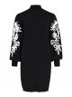 Object objjoana l/s knit dress rep black