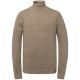 Cast iron roll neck slim fit cotton plated amphora