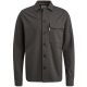 Cast iron l/s shirt jersey twill regular antracite