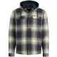 Pme legend  l/s shirt flanel check quilted salute