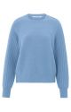 YAYA rib mixed sweater ls bel air blue