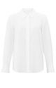 YAYA basic blouse with cuff detail pure white