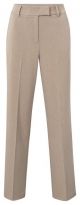 Yaya woven straight fit pantalon timber wolf brown