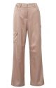 YAYA trousers satin wide leg whit cargo dusty pink