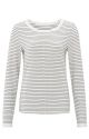 YAYA striped long sleeves blanc white dessin