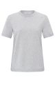 YAYA round neck t-shirt medium grey melange