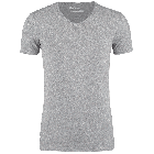 Garage tshirt v-neck body fit s/sl  grey melee