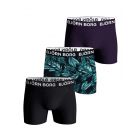 Bjorn Borg cotton stretch boxer 3p zwart blauw