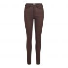 Object objbelle mw coated pants seasonal coffee