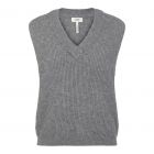 Object objmalena s/l knit waistcoat grey melange