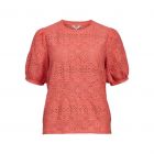 Object objfeodora s/s top noos georgia peach