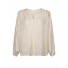 Aaiko liza stripe blouse les blancs