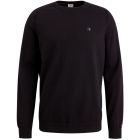 Cast Iron crewneck cotton stretch black