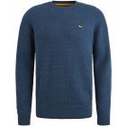 Pme legend r-neck cotton mouline true navy