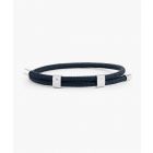 Pig & hen little lewis dbl armband navy | silver