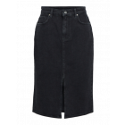 Object objellen mw midi denim skirt black denim