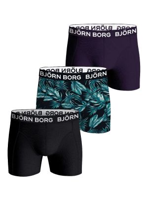 Bjorn Borg cotton stretch boxer 3p zwart blauw
