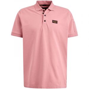 PME legend short sleeve polo trackway dusty rose