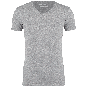 Garage tshirt v-neck body fit s/sl  grey melee