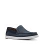 Clarks Bratton Loafer Navy Nubuck