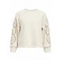 Object objdorina lo l/s sweat top white sand