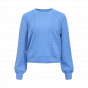 Object objingle l/s re o-neck knit noos blue