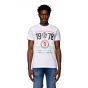 Diesel t-diegor-k73 t-shirt white