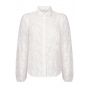 Aaiko lien long sleeve blouse les blancs