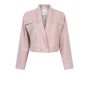 Aaiko loisa jacket twill vis blush rose