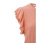 YAYA ruffle sleeve sweater blooming dhalia pink