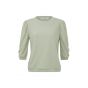 Yaya sweatshirt short puff sleeves mineral gray