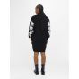 Object objjoana l/s knit dress rep black