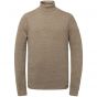 Cast iron roll neck slim fit cotton plated amphora