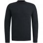 Cast iron mock neck fine bouclé jet black