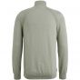 Cast Iron half zip collar cotton stretch seagrass