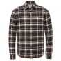 Cast Iron l/s shirt brushed yarn dyed check black