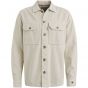 Cast iron l/s shirt solid ribcord silver birch