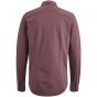 Cast iron l/s shirt twill jersey 2 tone marron