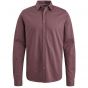 Cast iron l/s shirt twill jersey 2 tone marron