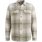 Cast Iron shirt check weave YD almond milk