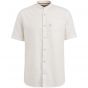 Cast Iron s/s shirt cotton linen blend snow white