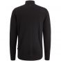 Pme legend half zip collar cotton knit black onyx