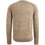 Pme legend r-neck heavy knit mixed yarn knit otter