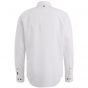 Pme legend l/s shirt cotton linen bright white