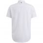 PME Legend short sleeve shirt linen 2tone b.white