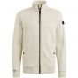 Pme legend zip jacket jacquard sweat bone white