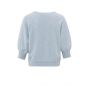 YAYA sweater half long raglan gray dawn blue