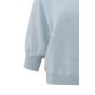 YAYA sweater half long raglan gray dawn blue